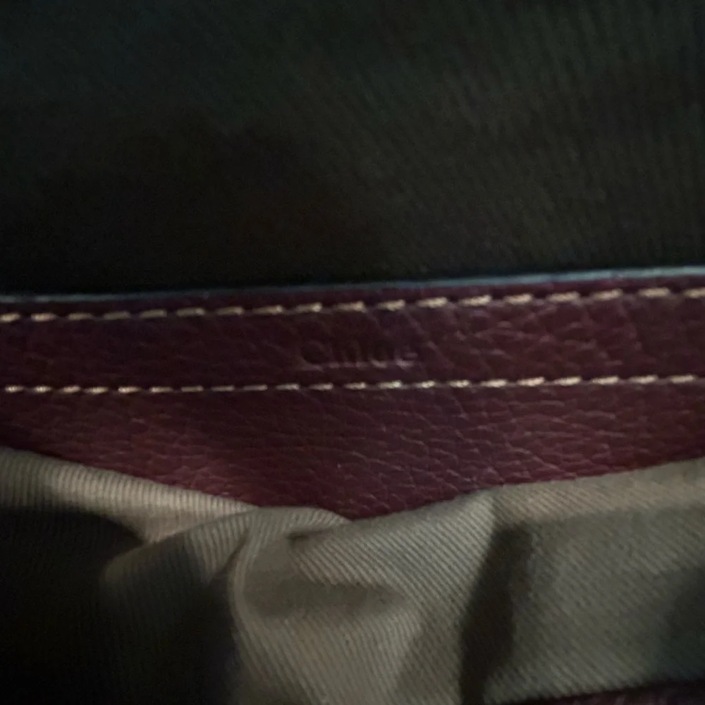 Chloe Medium Marcie Crossbody Bag in Burgundy - Picture 9 of 15